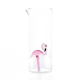 Flamingo set of jug and 4 glasses C111 C110