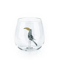 Tropical Birds set of 6 water glasses C130