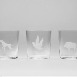 Set of 6 Engraved Hunt glasses CEgH