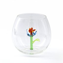 casarialto c160 rb flower power glass red and blue