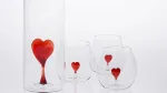 casarialto heart glasses and jug collection c144 h e c147h