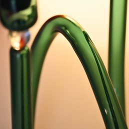 casarialto tube candleholder green wood c19 green close up