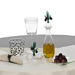 casarialto table with olive oil bottle and sale aand pepper