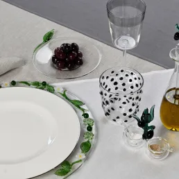 casarialto table with olive oil bottle and sale aand pepper and flora platter 2