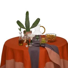 tavaolo arancione cactus tequila da lontano