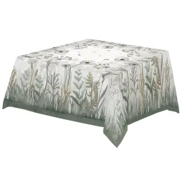 promenade botanica printed and embroidered tablecloth h7