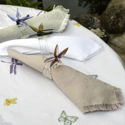 ali in volo set of 6 napkin rings with dragonfly c207