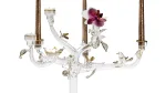 handcrafted in italy glass eden gold candelholder c213